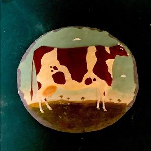 Patio Cow Stepping Stone